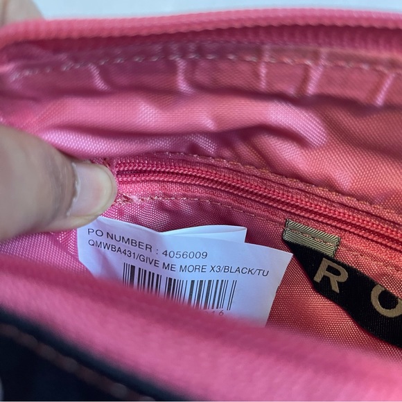 Roxy Black Give Me More Polka Dots Retro Shoulder Bag - Picture 6 of 6